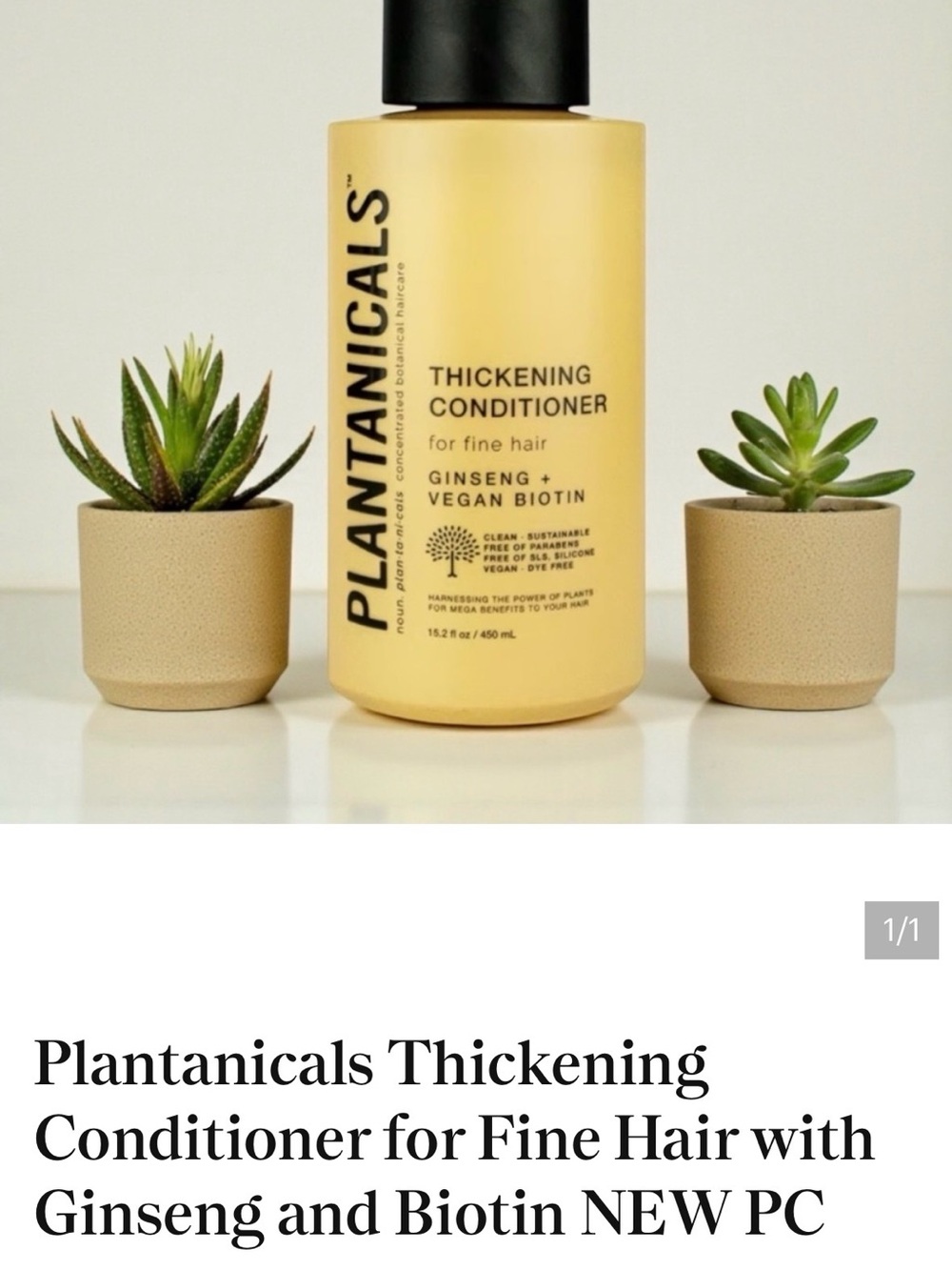 Thickening Conditioner for Fine Hair - Yellow